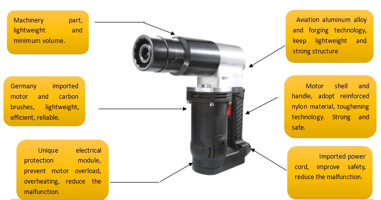  Súng siết cắt bu lông Hanpu S-30G(M24, M27, M30)