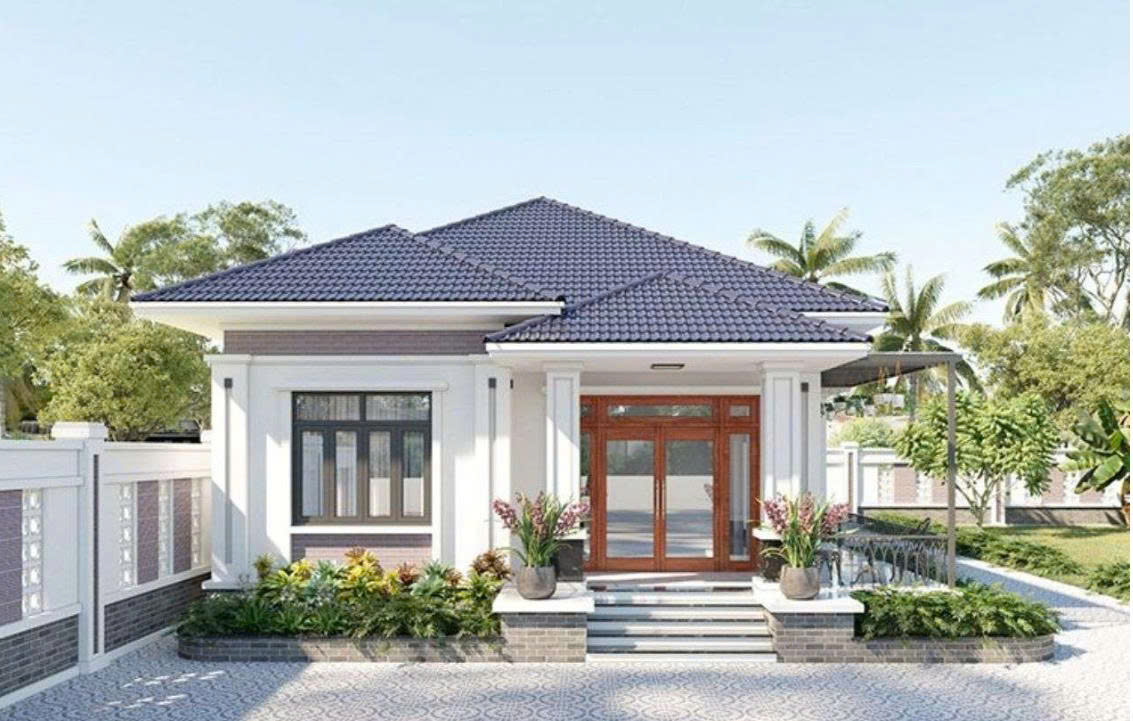 (Nhà cấp 4 với chi phí xây dựng hợp lý, thời gian thi công nhanh, kiến trúc linh hoạt, rất được ưu chuộng ở cả nông thôn và thành thị - Ảnh sưu tầm Internet)